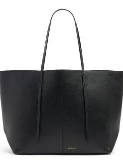 Abilla grain leather tote bag