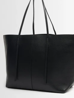 Abilla grain leather tote bag