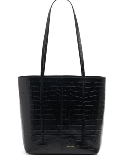 Abilso embossed leather tote bag