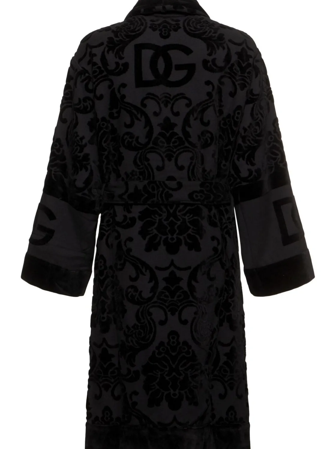 Accappatoio in cotone jacquard