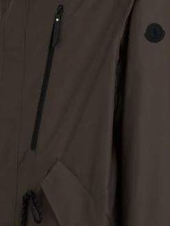 Aliso hooded nylon rain coat