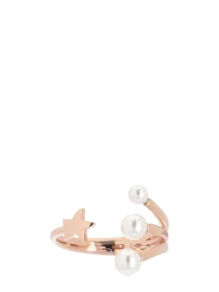 Anello Stellina in oro rosa 9kt