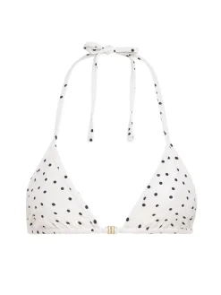 Astrida triangle polka dots bikini top