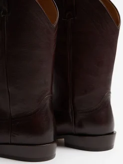 Baio leather high boots