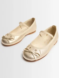 Ballerine Cat in pelle metallizzata