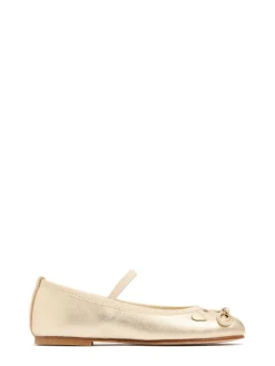 Ballerine Cat in pelle metallizzata