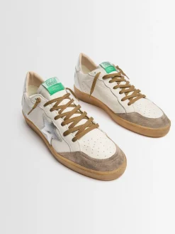Ballstar laminated leather sneakers