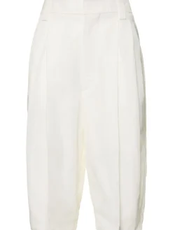 Bermuda in twill di viscosa