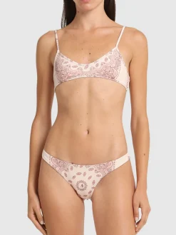 Bikini in Lycra stampa bandana