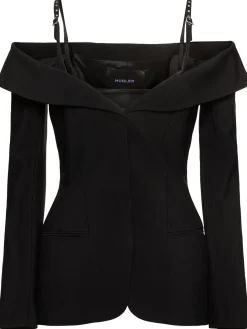 Blazer con spalle scoperte