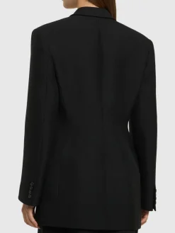 Blazer doppiopetto in gabardina