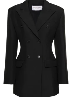 Blazer doppiopetto in gabardina
