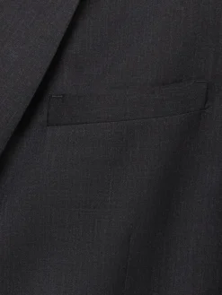 Blazer doppiopetto in twill di lana