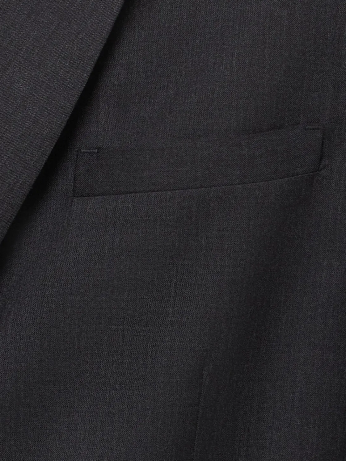 Blazer doppiopetto in twill di lana