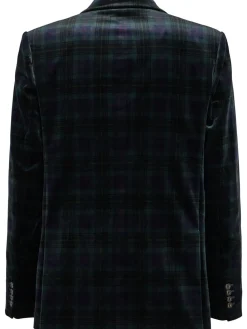 Blazer doppiopetto in velluto