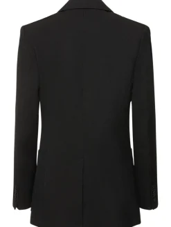 Blazer in misto lana / tasca applicata