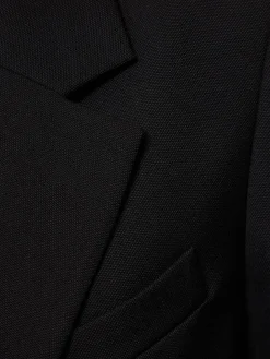 Blazer in misto lana / tasca applicata