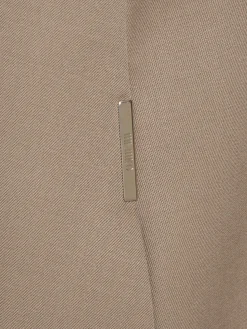 Blazer monopetto in gabardina