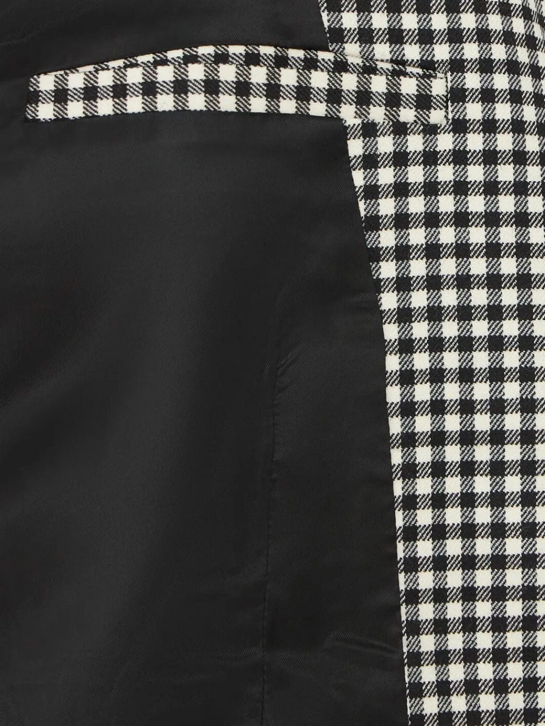 Blazer monopetto in misto lana