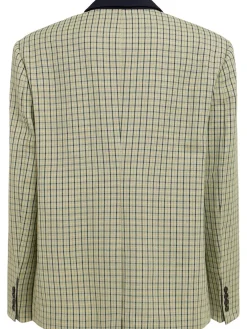 Blazer monopetto in misto lana