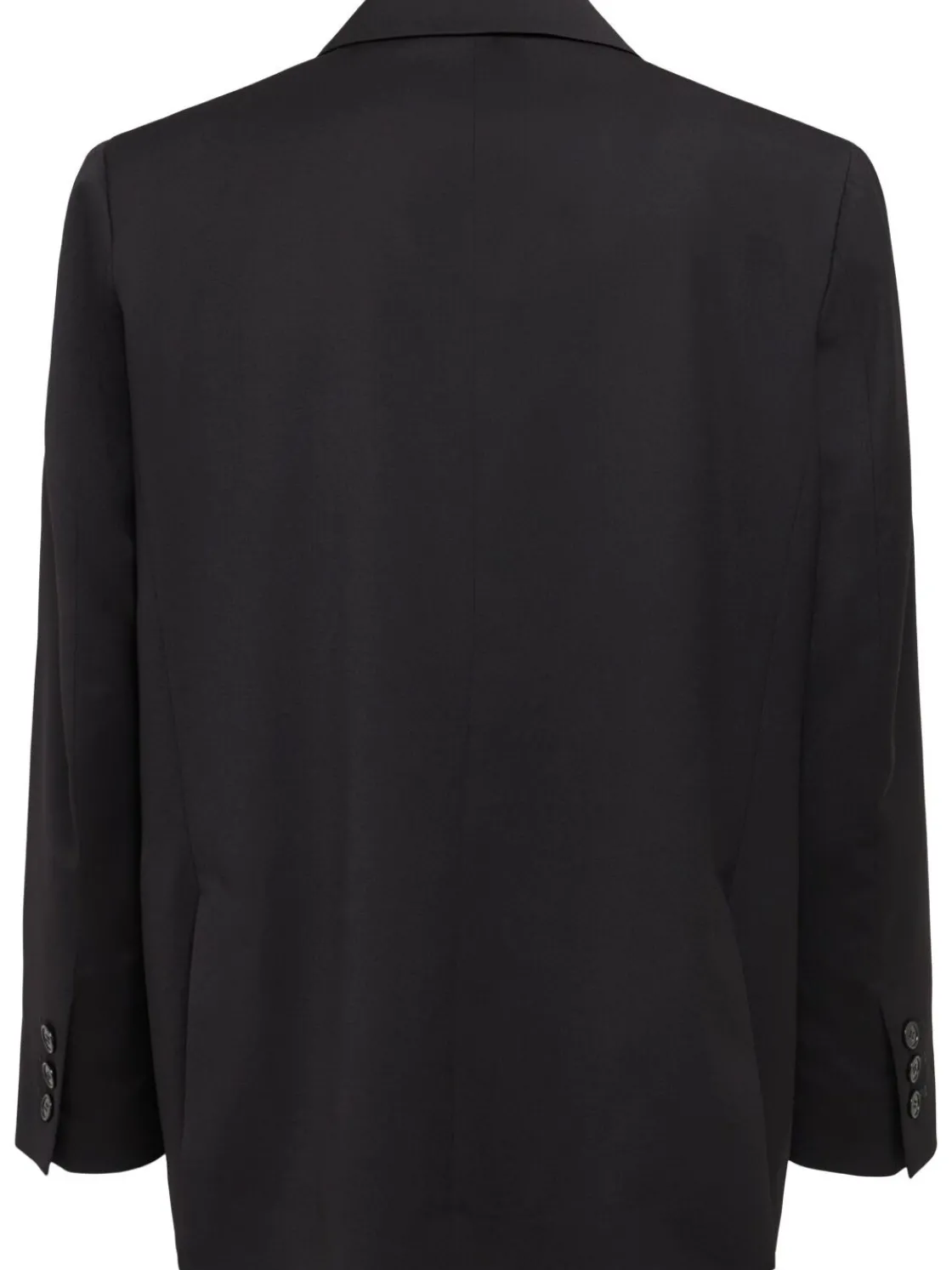 Blazer monopetto in twill di lana