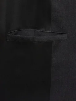 Blazer monopetto in twill di lana