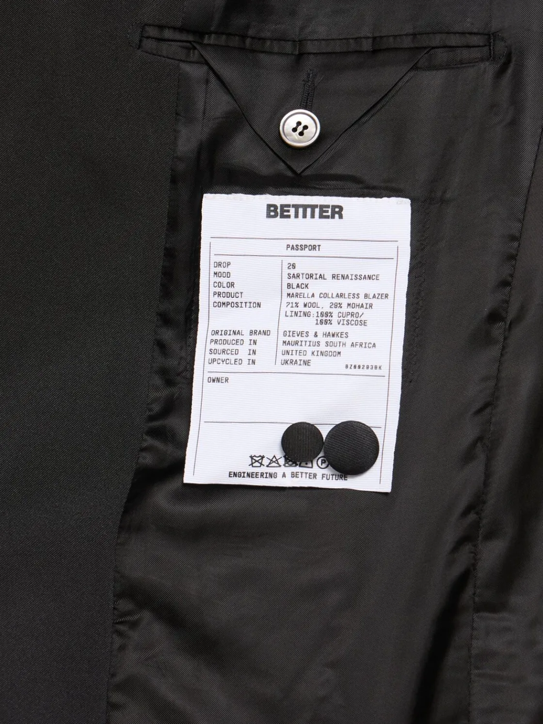 Blazer senza colletto Marella