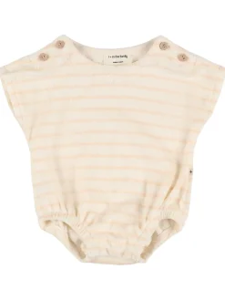 Body in misto cotone a righe