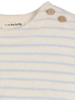 Body in misto cotone a righe