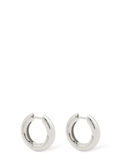 Bold large hoop earrings