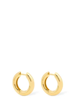 Bold large hoop earrings