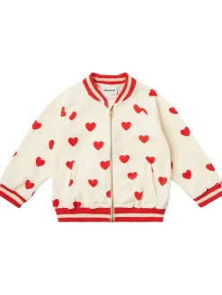Bomber in misto cotone stampato