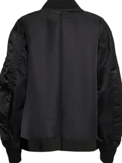 Bomber in nylon con zip