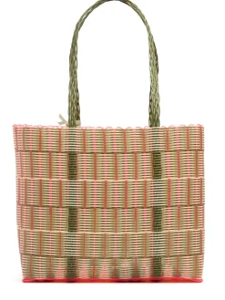 Borsa a cesta grande intrecciata
