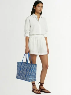 Borsa a cesta grande intrecciata