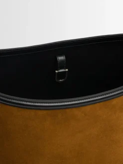 Borsa a secchiello Brant in camoscio