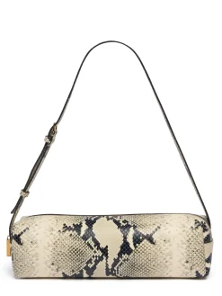 Borsa a spalla Kye in pelle effetto pitone
