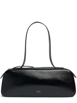 Borsa a spalla Simona in vernice craclé