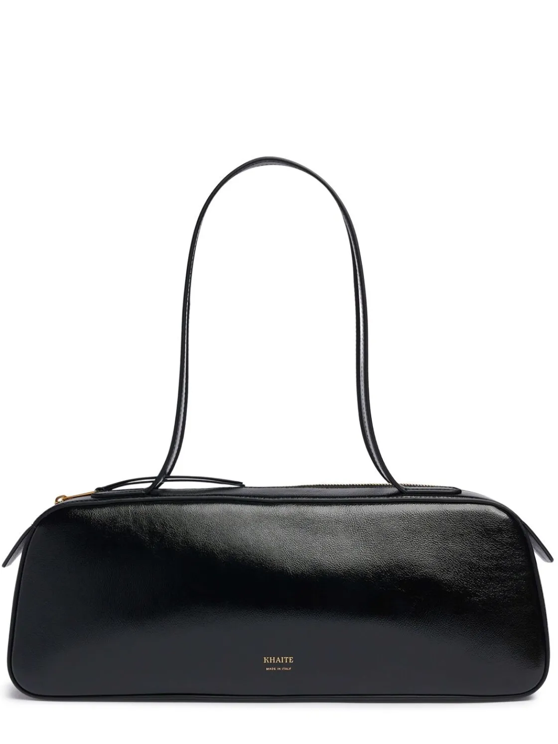 Borsa a spalla Simona in vernice craclé