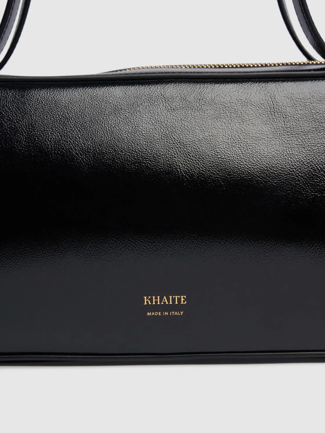 Borsa a spalla Simona in vernice craclé
