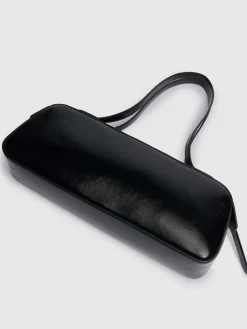 Borsa a spalla Simona in vernice craclé