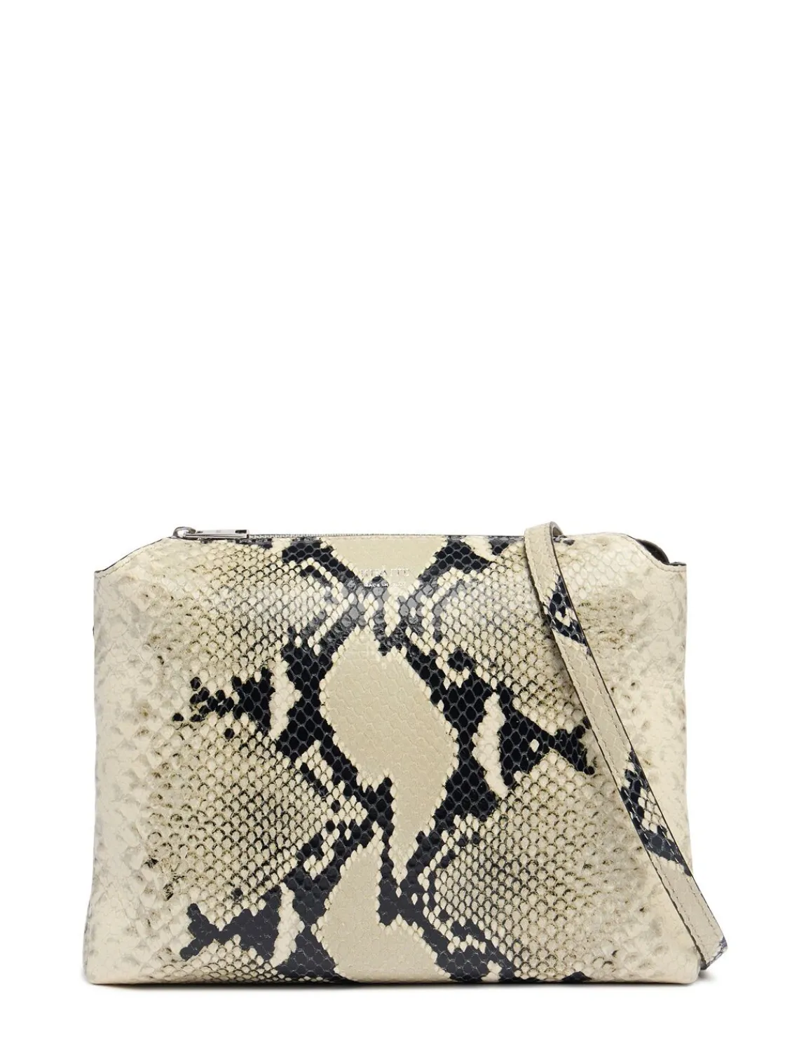 Borsa a tracolla Medium Lina in pelle goffrata