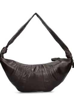 Borsa grande Croissant in pelle