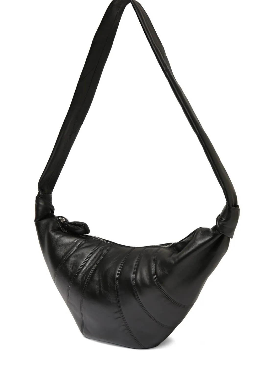 Borsa grande Croissant in pelle