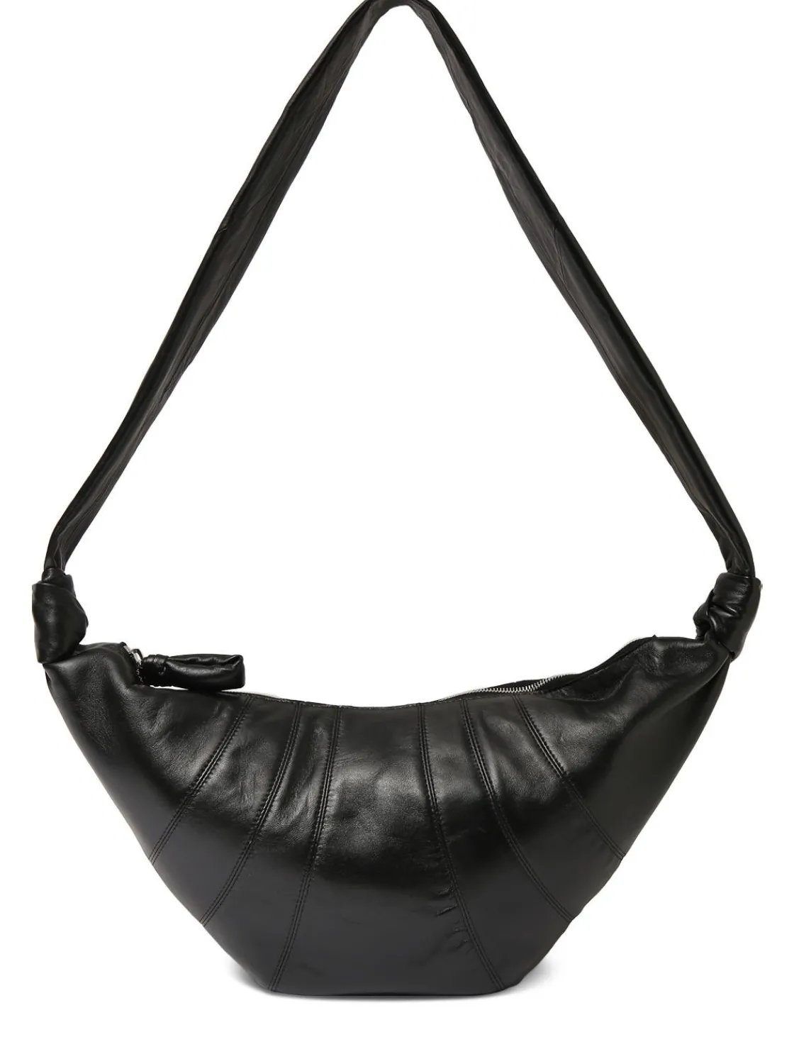 Borsa grande Croissant in pelle