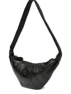 Borsa grande Croissant in pelle