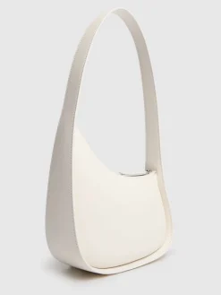 Borsa Half Moon in pelle liscia