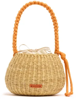 Borsa Lily Anne effetto rafia