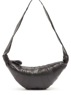 Borsa media Croissant in cotone spalmato