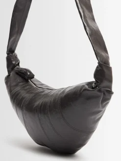 Borsa media Croissant in cotone spalmato